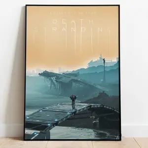 Death Stranding Poster, Norman Reedus Wall Art, Premium Print Posters Decor Photo Game Room Decor Unique Gift for Gamers Printable Gift Gaming Art Print NO FRAME Decoration Artistic