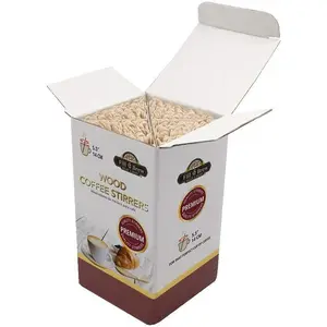 Wood Coffee, Tea & Beverage Stirrers (5.5" Length, 500 Count): 1 Box / 500 Stir Sticks