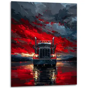 Unstoppable | Semi Truck Wall Art Decor for Trucking Office - Trucker Gifts for Truck Driver - Semi Trucks Posters - Semi Trucks Poster | 11x14 Inches Unframed