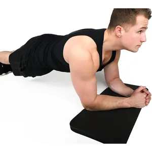 Yoga Knee Pads Cushion, Thick 1" (25mm) Workout Mat Provides Cushion for Kneeling & Elbows, Non-Slip & Portable Exercise Kneeling Pad for Yoga, Elbow, Wrist Pain, Planks, Pushups & Floor Exercises