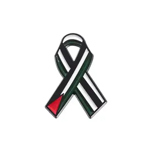 Palestine flag pin