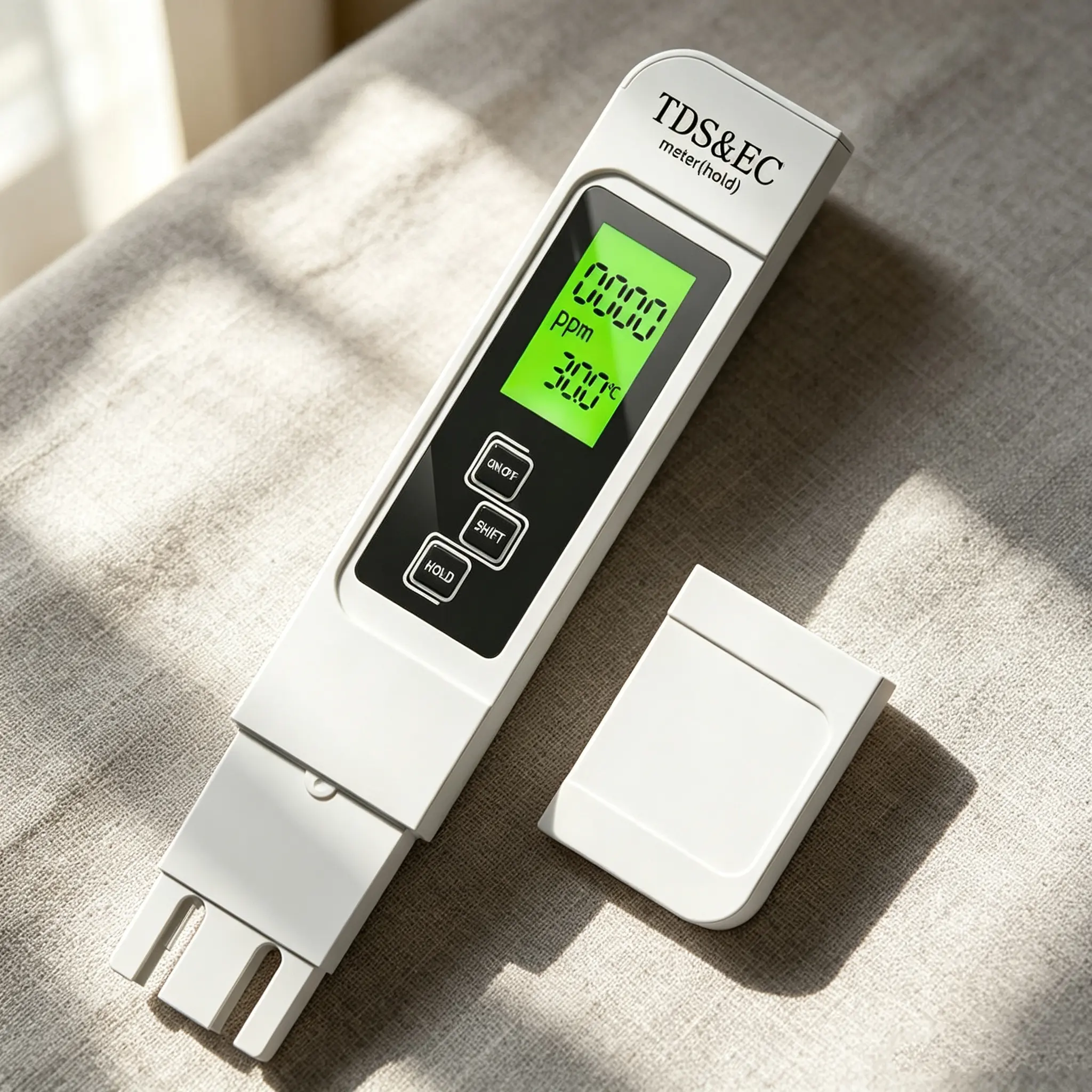 Handheld 4-In-1 Digital Water Tester - 2026 Accurate TDS, EC & Temperature Meter, Includes Cells, Ideal for Aquarium & Home Use, Handheld Use