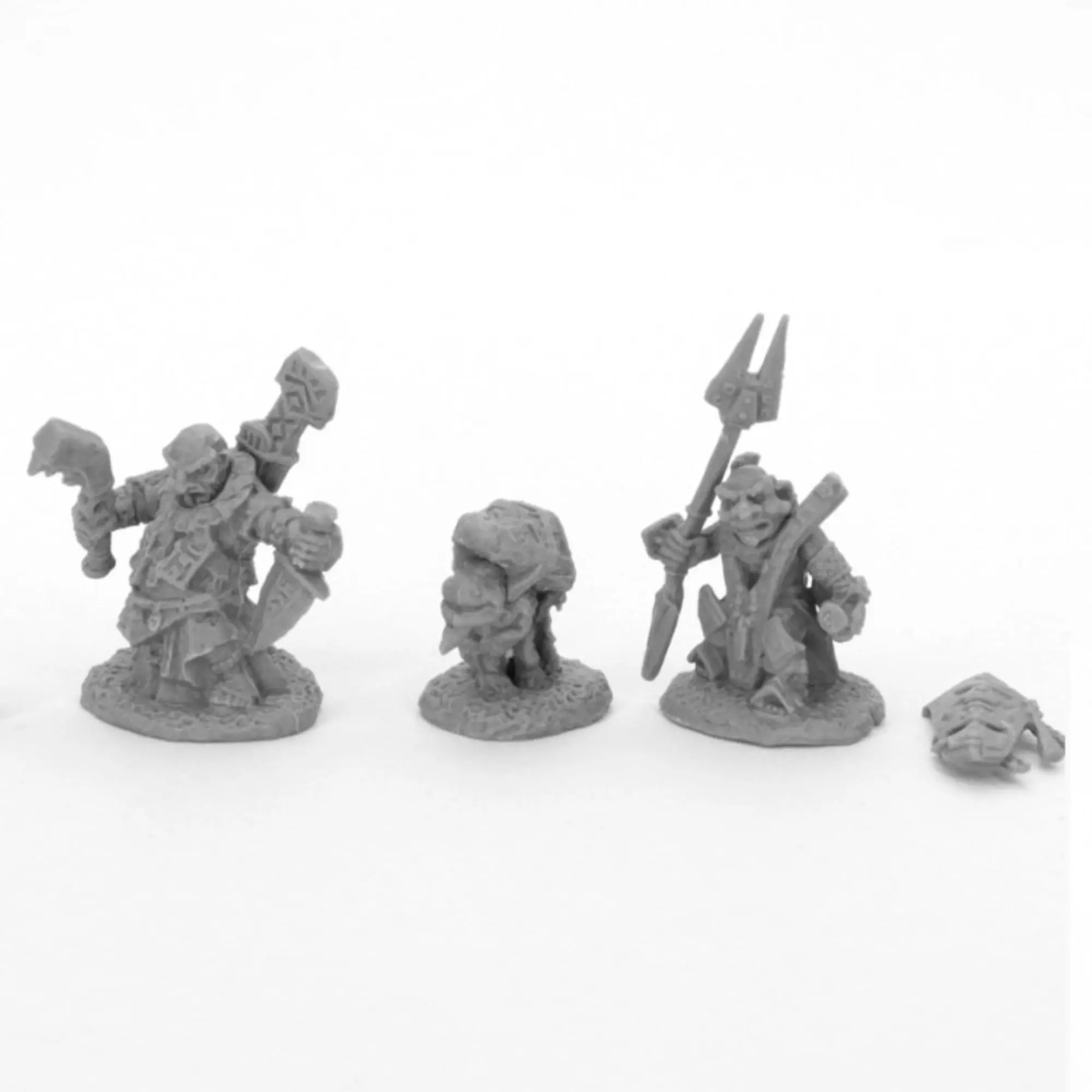 Reaper Miniatures REM44048 Bones Bloodstone Gnome Heroes Miniatures, Black - Pack of 2