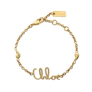 Pre-owned Chloé Gold-plated Small Leather Goods Chloe Chloe Iconic Bracelet