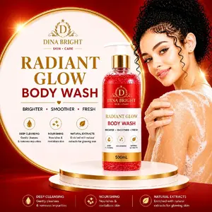 RADIANT GLOW BODY WASH.