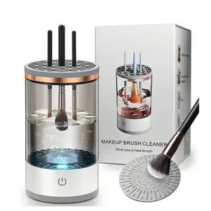 Automatic Electric Makeup Brush Cleaner, 1 Piece Rechargeable Brush Cleaning Tool, Professional Makeup Cleaning Tool for Women & Girls, Makeup Brushes Beauty Brushes Cleansing Device, Makeup Accessories, Cosmetic Product, Gifts for Her