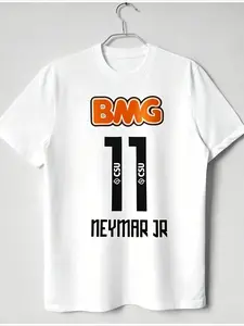 BMG Neymar Jr 11 Official Football Jersey for Spring/summer 2026: Premium Fan Equipment, T-shirt