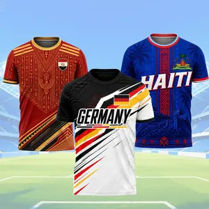 [Custom Name & Number] Personalized Germany Jersey for Men & Women - Custom Germany Football Jersey with Name & Number, Haitian Fan Shirt, Unisex Sports Apparel, Game Day Gift