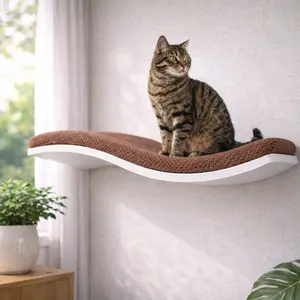Wall-Mounted Cat Shelf