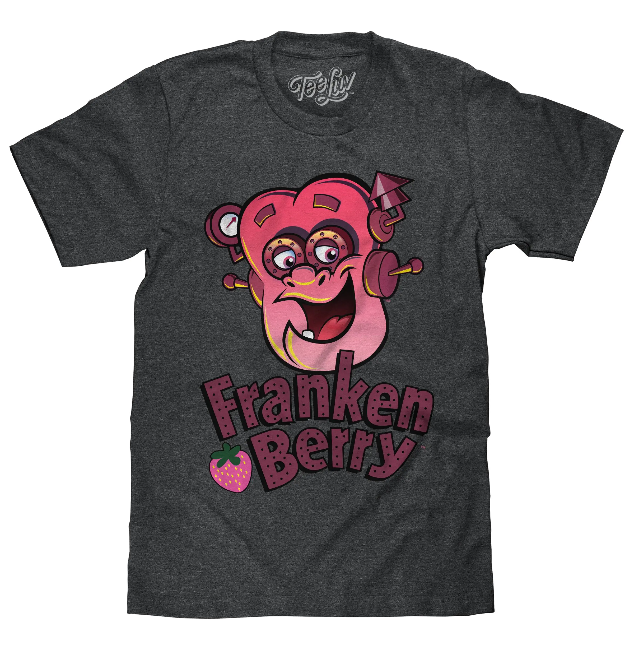 Franken Berry T-Shirt - Charcoal Gray
