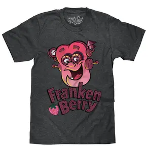 Franken Berry T-Shirt - Charcoal Gray