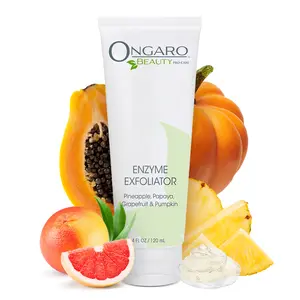 Ongaro Beauty Enzyme Exfoliator - Gentle Facial Scrub for All Skin Types with Aloe Vera & Papaya Enzymes for Smooth & Glowing Skin
