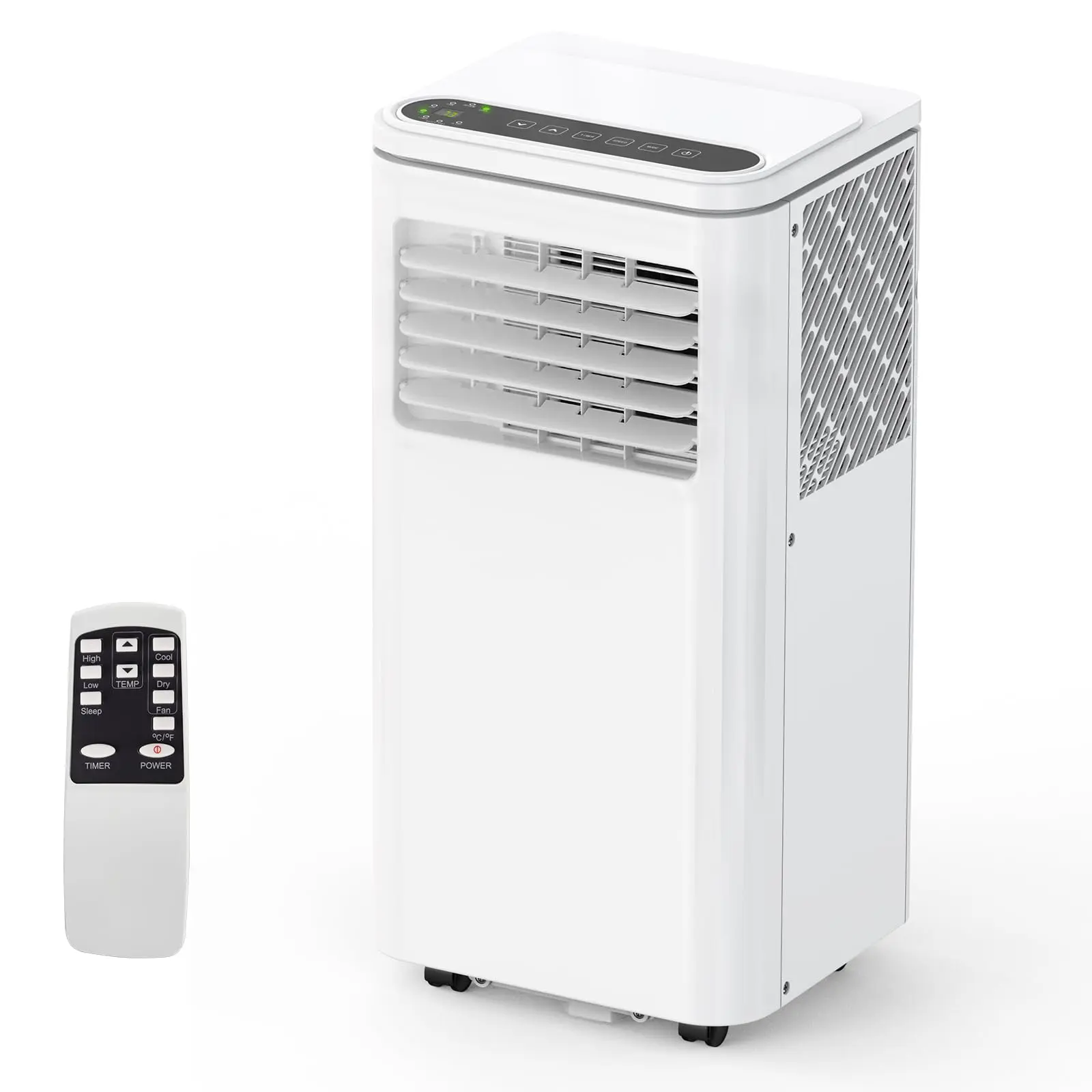 Garvee Portable Air Conditioner 10000 BTU, 4-in-1 AC Unit with Cooling Dehumidifier Fan Sleep Mode, Quiet AC for Rooms up to 450 Sq.Ft., Remote Control, Window Kit, Self-Evaporating, 24H Timer for Bedroom RV