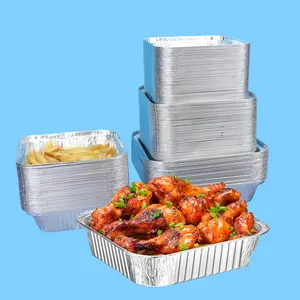 Air Fryer Aluminum Foil Tray Set, Bakeware, Durable Non-Stick Cooking Sheet & Liners, Perfect for Air Frying, Baking, Roasting, 5-Pack