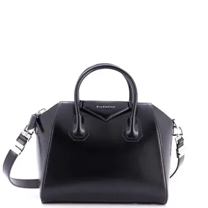 Pre-owned GIVENCHY Leather Top Handle Bags Antigona Bag Glazed Small by Rebag