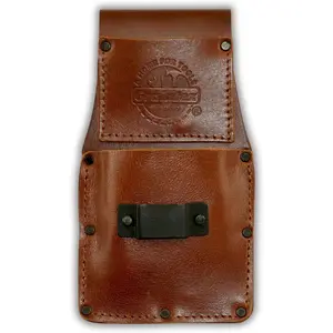 Ambassador Series Measuring Tape Holder Top Grain, Measuring Tape Clip, Tool Holster, Construction Workers, Electricians, Contractors