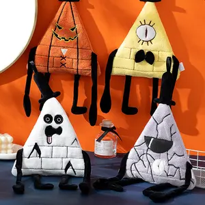 Halloween Monster Hand Towel, Hanging Coral Fleece Cloth, Quick-Dry Kitchen Wipe, Cute Pumpkin Ghost Design, Back-To-School Cleaning Cloth