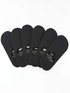 6 Pairs Men's No Show Socks - Non-Slip, Breathable Tactel Fabric, Comfortable & Invisible for Summer - Tropical Style Menswear