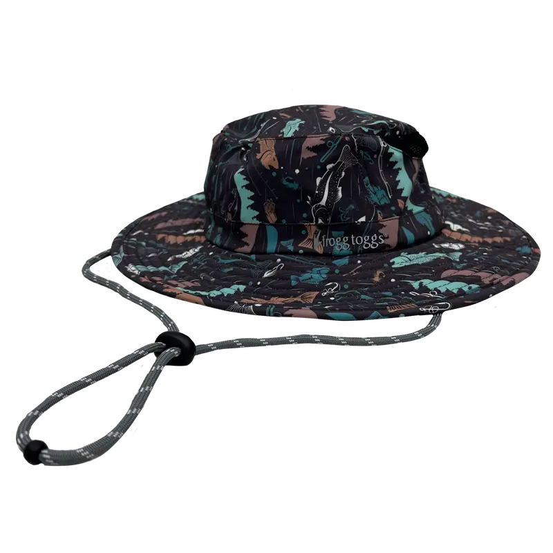 Frogg Toggs® Chilly Pro Cooling Boonie Hat - UPF 50 Heat Relief Hat with 145% Cooling Power, 3x Water Absorption for Sports Activities, Casual Outdoor Use
