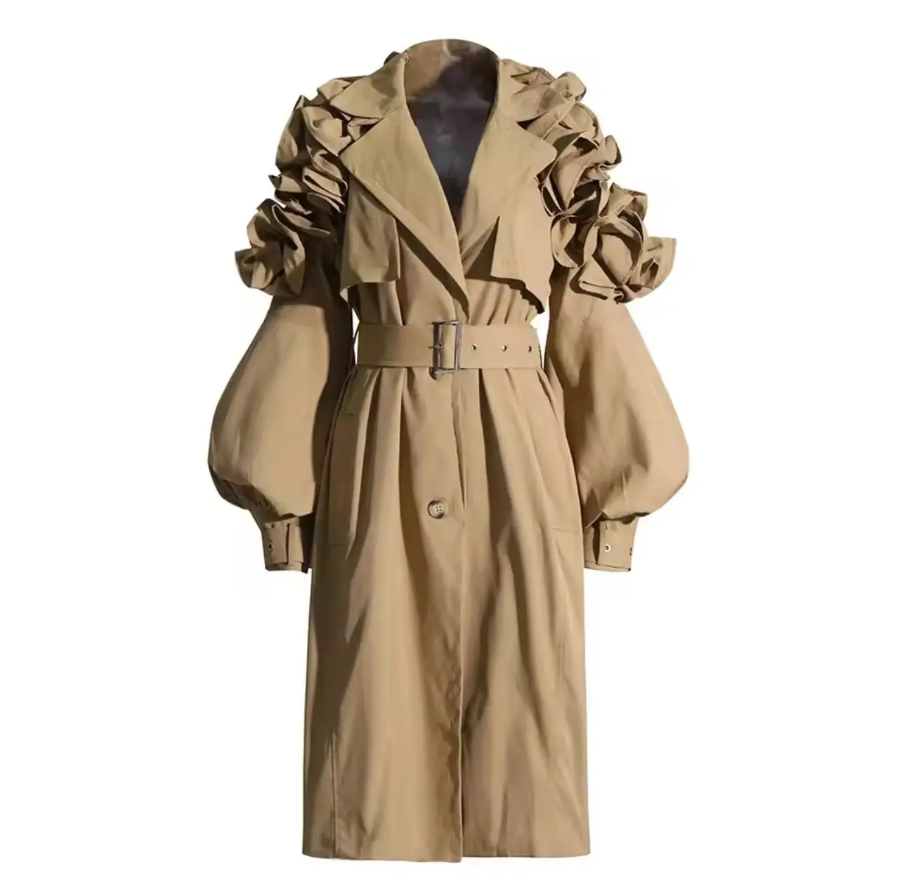Forest Trench Beige Coat