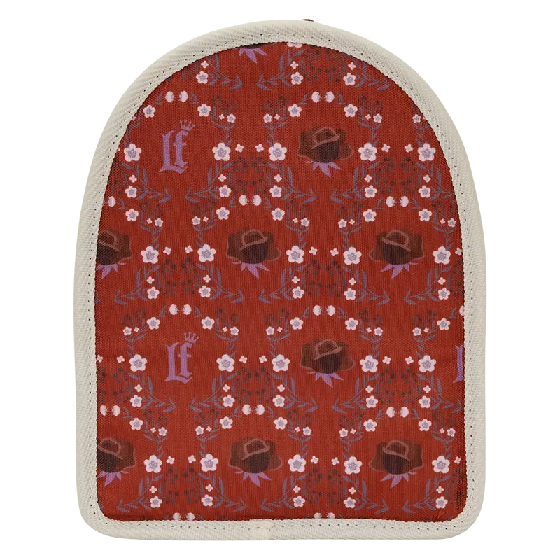 Cream & Red Floral Light-Up Mini Backpack Bag Organizer Insert