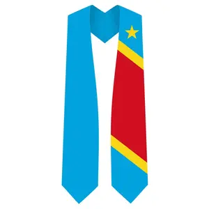 The Democratic Republic of Congo Graduation Flag Stole Sash