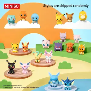Miniso Playful Pokémon Little Adventure Series 2 Eevee Family Mini Fairy Eevee Figurine Gift（Styles are shipped randomly）