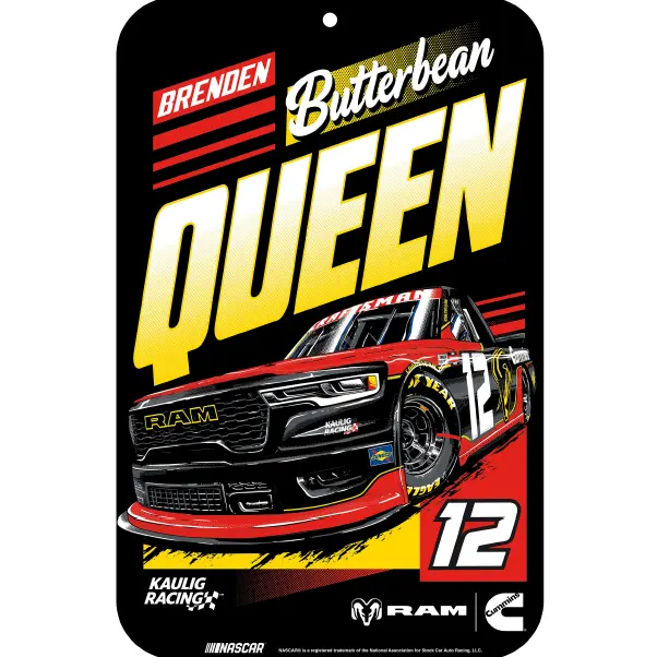 Brenden Queen 11x17 plastic sign