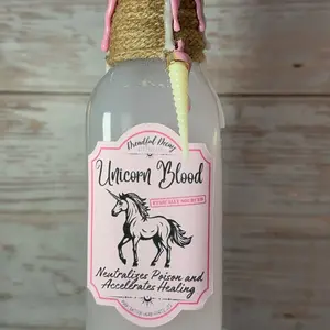 Unicorn Potion - apothecary magic tarot horoscope asmr rainbow pink glitter Harry Potter witch Wiccan pagan Decor