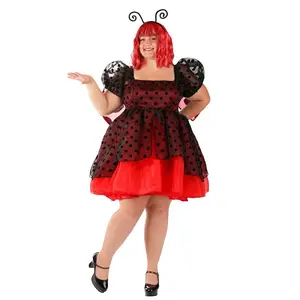 Plus Size Women's Ladybug Costume Dress