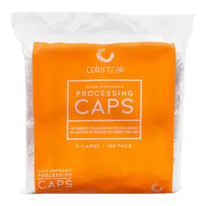 Colortrak Clear Disposable Processing Caps XL - 100ct