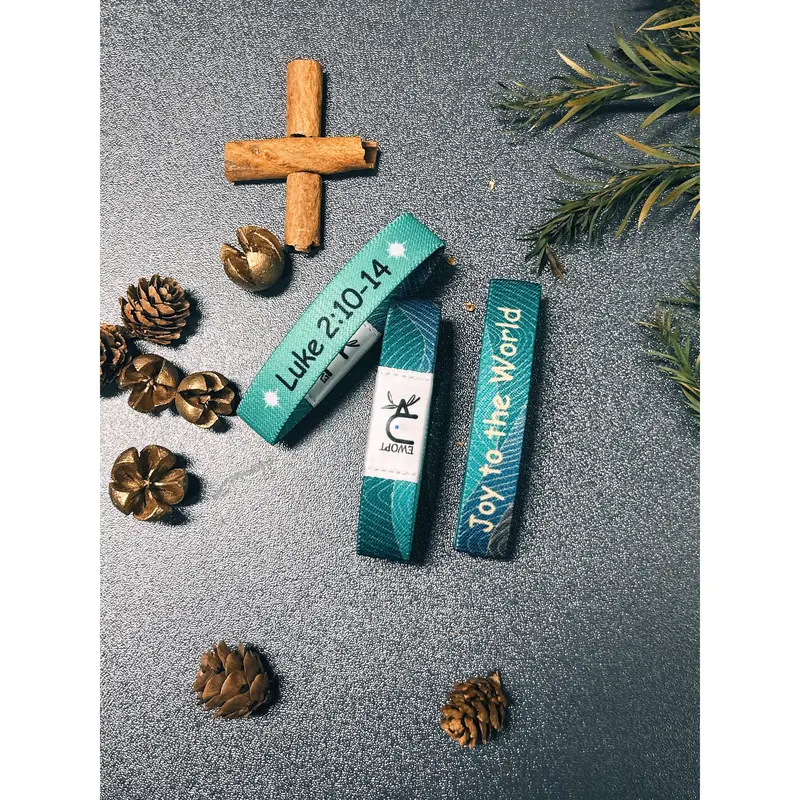 Christian NFC Bible Verse Bracelet - EWOPT Unisex Faith Jewelry, Waterproof Motivational Wristband for Daily Inspiration & Prayer