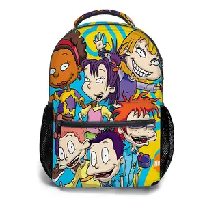 Rugrats-Backpacks for Girls, Cute School Backpack for Girls Boys, Aesthetic Bookbag for Teens, Lightweight Classic Backpack for Travel, Work, Picnic A-62