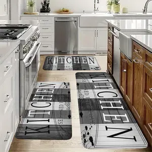 High-Quality Flannel Kitchen Mat, Featuring a Non-Slip Design And Durable Construction, Suitable for Use at Entryways And Exits