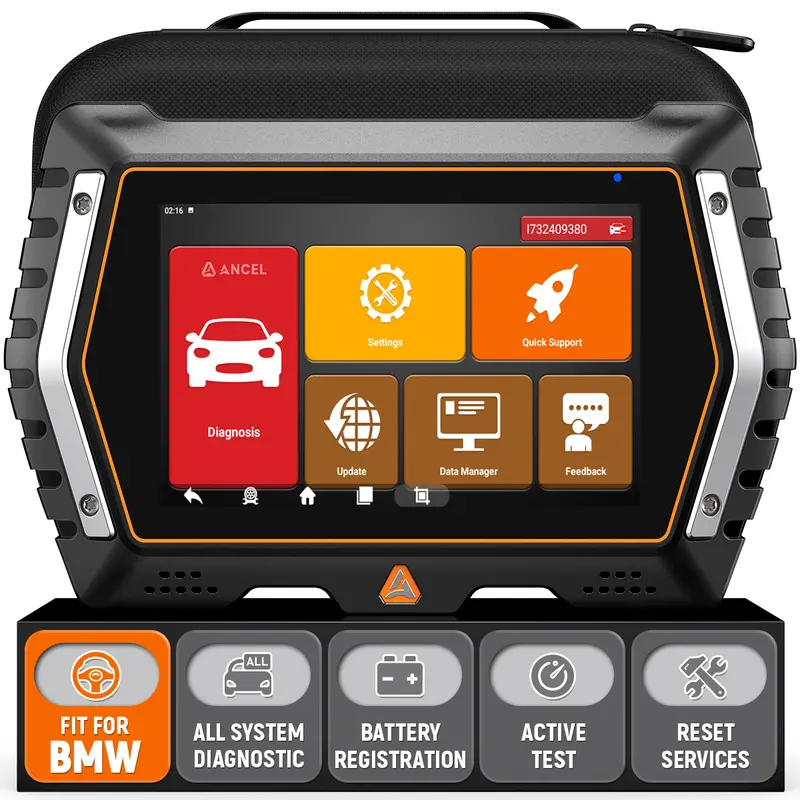 ANCEL V3 Elite OBD2 Scanner BMW/Mini/Rolls Royce Diagnostic Tool, Bidirectional Automotive Diagnostic Scanner with 21 Resets, ABS Bleeding, SAS/EPB/Oil Reset, Battery Test, Full System Auto Scanner Code Reader