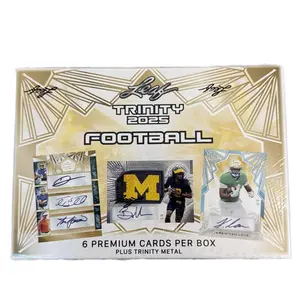 2025 Leaf Trinity Football Hobby Box - 7 Autographed Cards