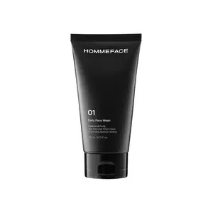 HOMMEFACE Daily Facial Wash for Men, Gentle Face Cleanser for Deep Cleansing & Purifying with Collagen, Witch Hazel & Cica Extracts, Vegan