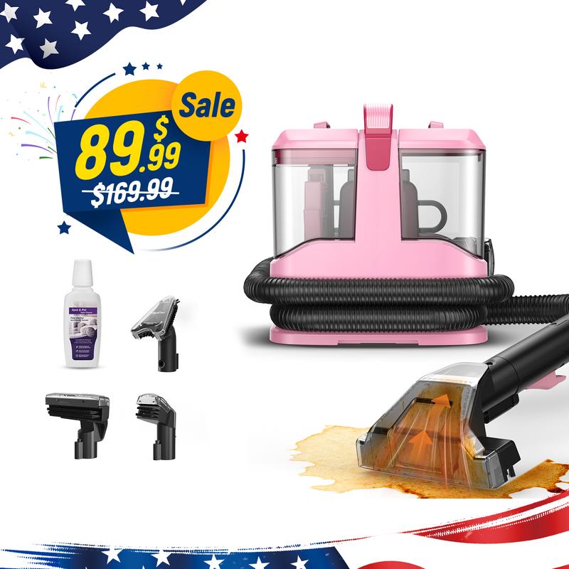 [LaborDaySale] Upholstery Carpet Cleaner, 18KPa Suction Spot Cleaning ...