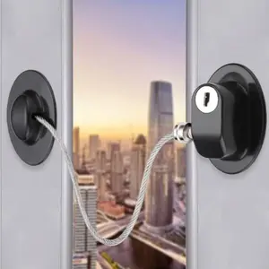 Keyed cabinet lock, mini refrigerator, children's refrigerator lock, self-adhesive child and baby safety, deep freezer drawer lock