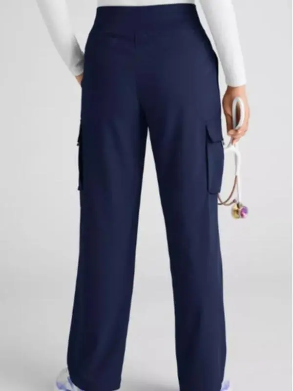 Grey's Anatomy by Barco Emerge Teagan Women's 6-Pocket STRETCH High-Rise Wide Leg Scrub Pants