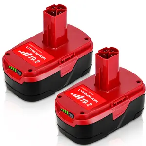 2 Pack Upgraded 6.0Ah DieHard C3 Compatible with Craftsman 19.2 Volt Battery Lithium ion 315.115410 315.11485 130279005 1323903 120235021 11375 11376 Cordless Tools Heavy Duty Portable