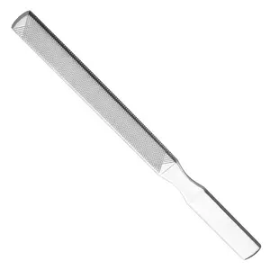 Double-Sided Stainless Steel Nail File, 5.12 Inch Durable Odorless Care Tool, Fine Grain Grinding Surface, for Precision Polishing, Nail Art Tools, Foot File Tool