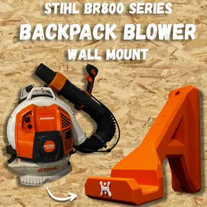 STIHL Backpack Blower BR800 Series Compatible Wall Mount Hanger