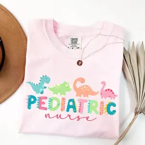 Comfort Colors Pediatric Nurse Shirt, Nurse Shirt, Cute Pediatric Nurse Gift, Peds Nurse Tee, Nurse Appreciation Gift