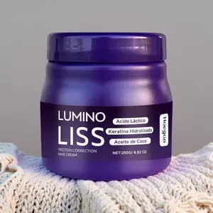 250g No-Formaldehyde Hair Cream, Protein Infused Hair Care for Nourishing, Softening & Smoothing, For Healthy & Shiny Hair