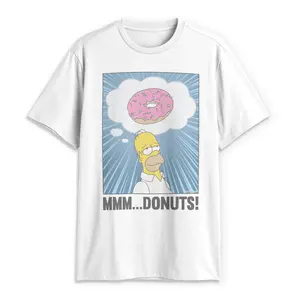 Men's The Simpsons Homer Mmm… Donuts T-Shirt