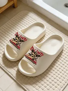 Blind Love Cupid Print Women's Slippers, Fashion Casual Eva Soft Sole, All-Season Beach House Shoes, Lightweight Comfortable