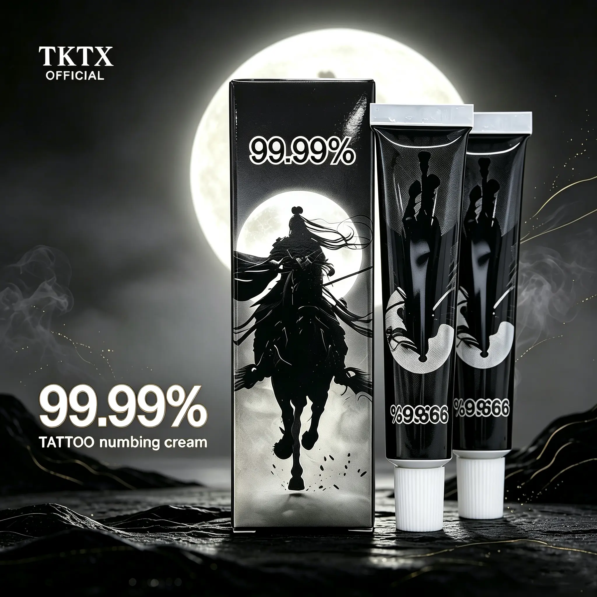 Original 99.99% Painless Tattoo Numbing Cream, 10g Tube Topical Anesthetic Cream for Tattoo, Microblading, Piercing, Permanent Makeup, Long Lasting Pain Relief Numbing Ointment