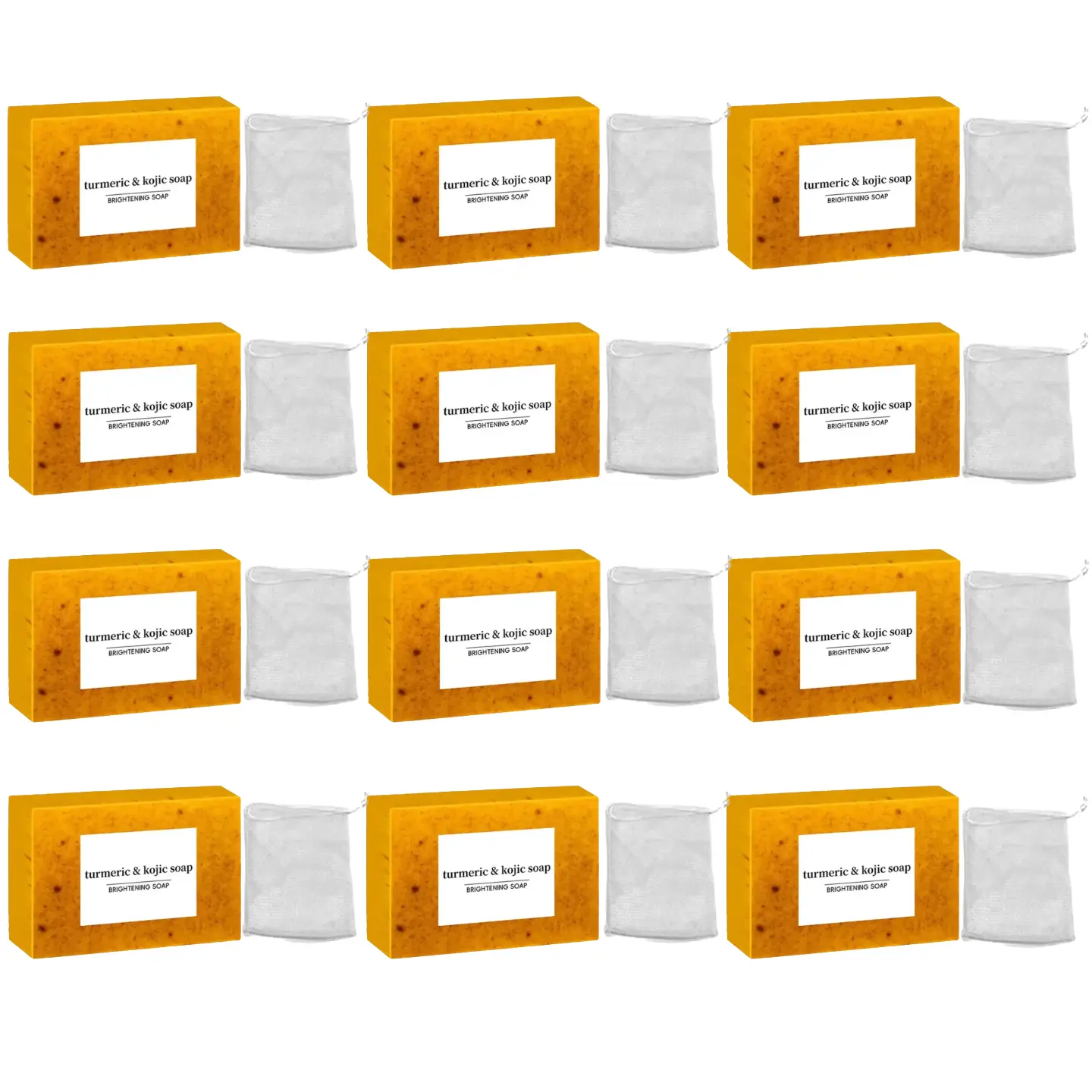 Gentle Acne Control & Radiance Boost Foaming Soap Bar – Lemon Turmeric, Kojic Acid & Retinol with Shea Butter,  Deep Cleansing & Skin Restoring, Cruelty-Free Daily Face & Body Skincare for Men & Women – with Soap Saver Bag, Ideal Christmas Gift for Adults