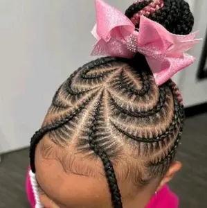 scalp braids (cornrows/ponytail added)